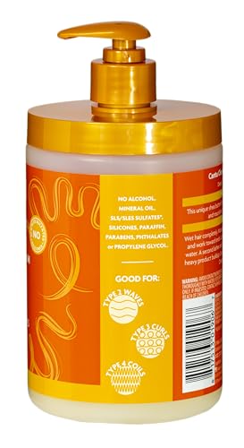 Cantu Shea Butter for Natural Hair Cleansing Cream Shampoo, Sulfate-Free, Salon Size 709g