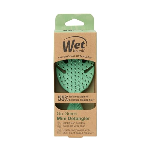 Wet Brush Go Green Mini Detangler Brush - Durable, Portable Hair Brush for All Hair Types 11