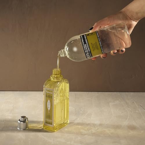 L'OCCITANE Verbena Duschgel Nachfüllpackung 500 ml | Zitrusduft | Vegan &amp; zu 99 % biologisch abbaubar | Hochwertiges und natürliches Duschgel für alle Hauttypen