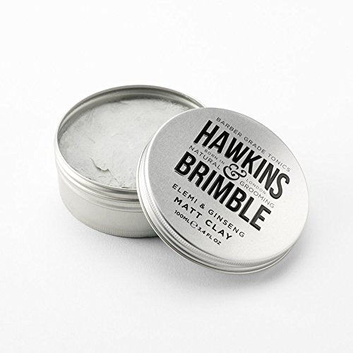 Hawkins & Brimble Matt Clay 100ml - Non Greasy Matte Hair Styling for Men with Elemi & Ginseng Scent 5