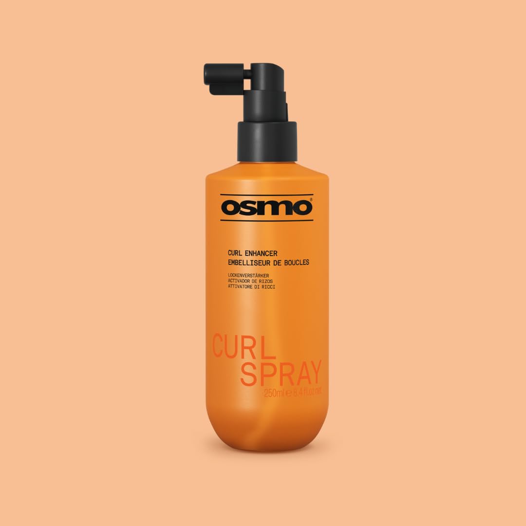 OSMO Curl Spray | Leave-in Curl Enhancer, Volumiser & Frizz Control | Vegan 5