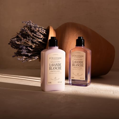 L'OCCITANE Lavande Blanche (White Lavender) Calming Shower Gel 250ml 4
