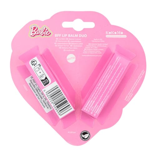 Barbie BFF Children's Lip Balm Duo - Strawberry & Mango Scents - 2 x 4g 3
