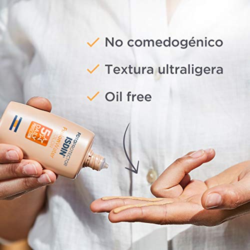 ISDIN Fusion Water Color SPF 50 Medium Tinted Daily Facial Sunscreen 50ml