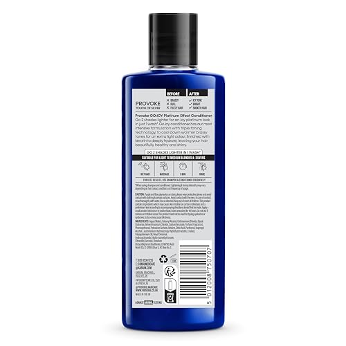 PROVOKE Touch of Silver Go Icy Platinum Effect Conditioner 200ml for Icy Look
