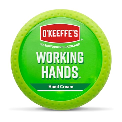 O'Keeffe's Working Hands Concentrated Hand Cream, 96g Jar (Pack of 6) for Dry Skin