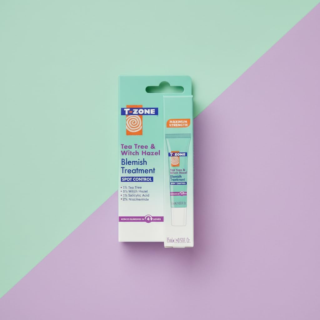 T-Zone Teebaum &amp; Hamamelis Unreinheiten-Gel 15ml, Schnelle punktuelle Behandlung 5