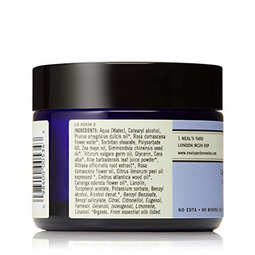 Neal's Yard Remedies Rose & Mallow Moisturiser - Rich Texture for All Skin Types