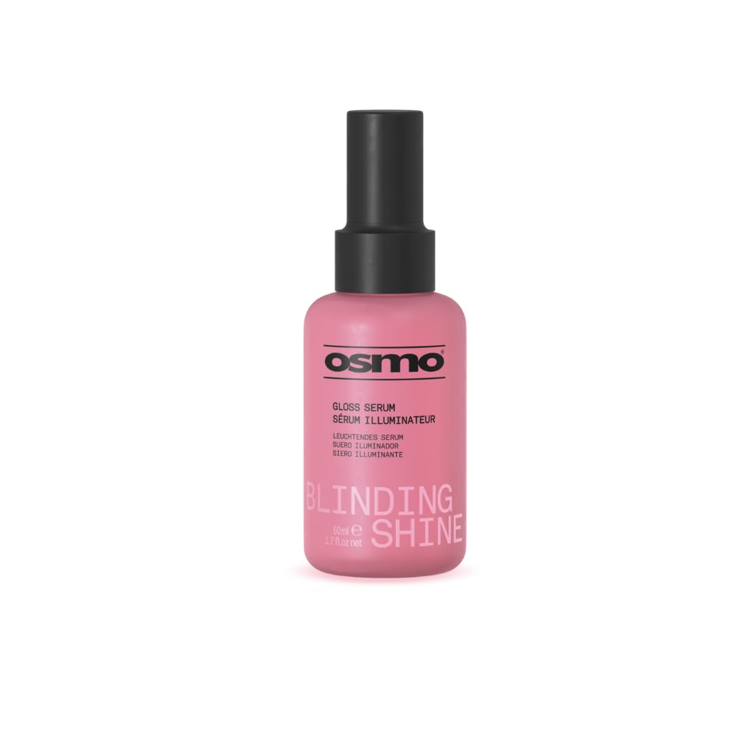 OSMO Blinding Shine Serum with Moringa Oil & Silk Protein for Frizz Control