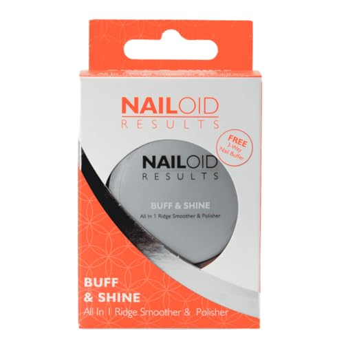 Nailoid Buff & Shine Nail Care Kit 15g for Ridge Smoothing and Natural Shine