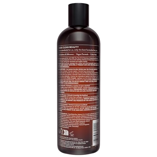 HASK Invigorating Tea Tree Oil Shampoo for All Hair Types, Thickening and Soothing 3