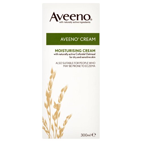 Aveeno Moisturising Cream 300ml - Nourishing Body Lotion with Colloidal Oatmeal for Dry Sensitive Skin 10
