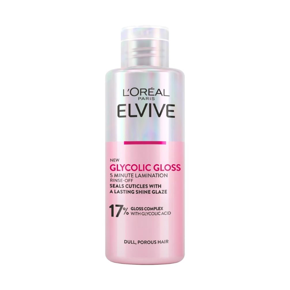 L'Oreal Paris Elvive Glycolic Gloss Lamination Rinse-Off Treatment for Shine