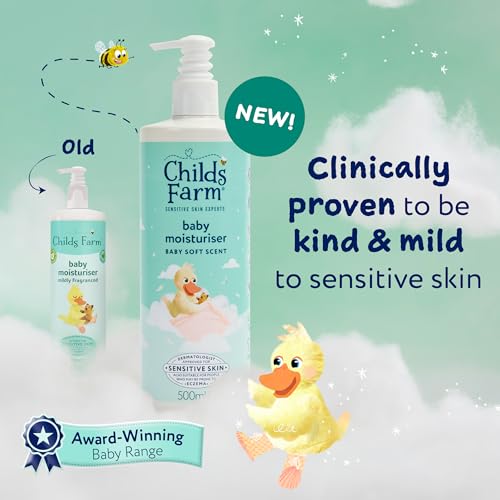 Childs Farm Baby Feuchtigkeitscreme, Babyweicher Duft | Feuchtigkeitsspendend &amp; Hydratisierend |