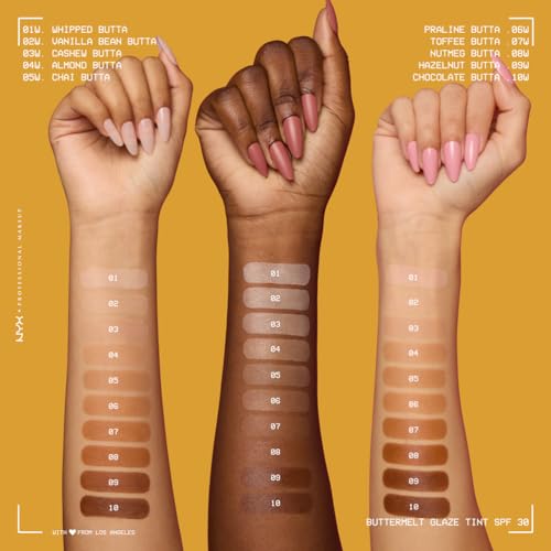 NYX Professional Makeup Buttermelt Glaze Soft Glow Skin Tint SPF 30 12
