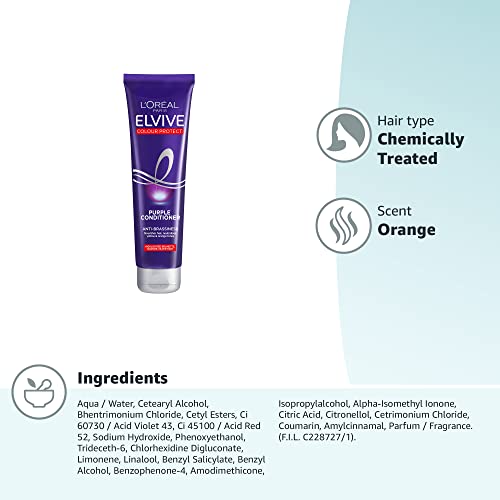L'Oreal Paris Elvive Colour Protect Purple Conditioner, 150 ml 6