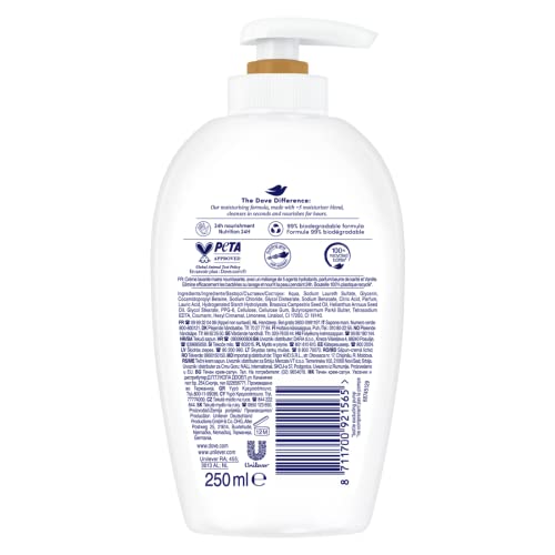 Dove Liquid Hand Wash with Shea Butter and Vanilla for Soft, Smooth Hands (250 ml)