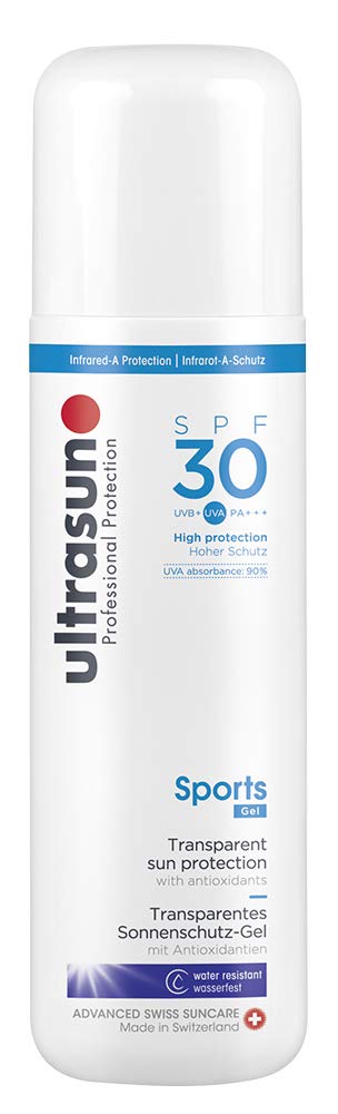 ultrasun Sports Transparent Sun Protection Gel SPF30, 200 ml