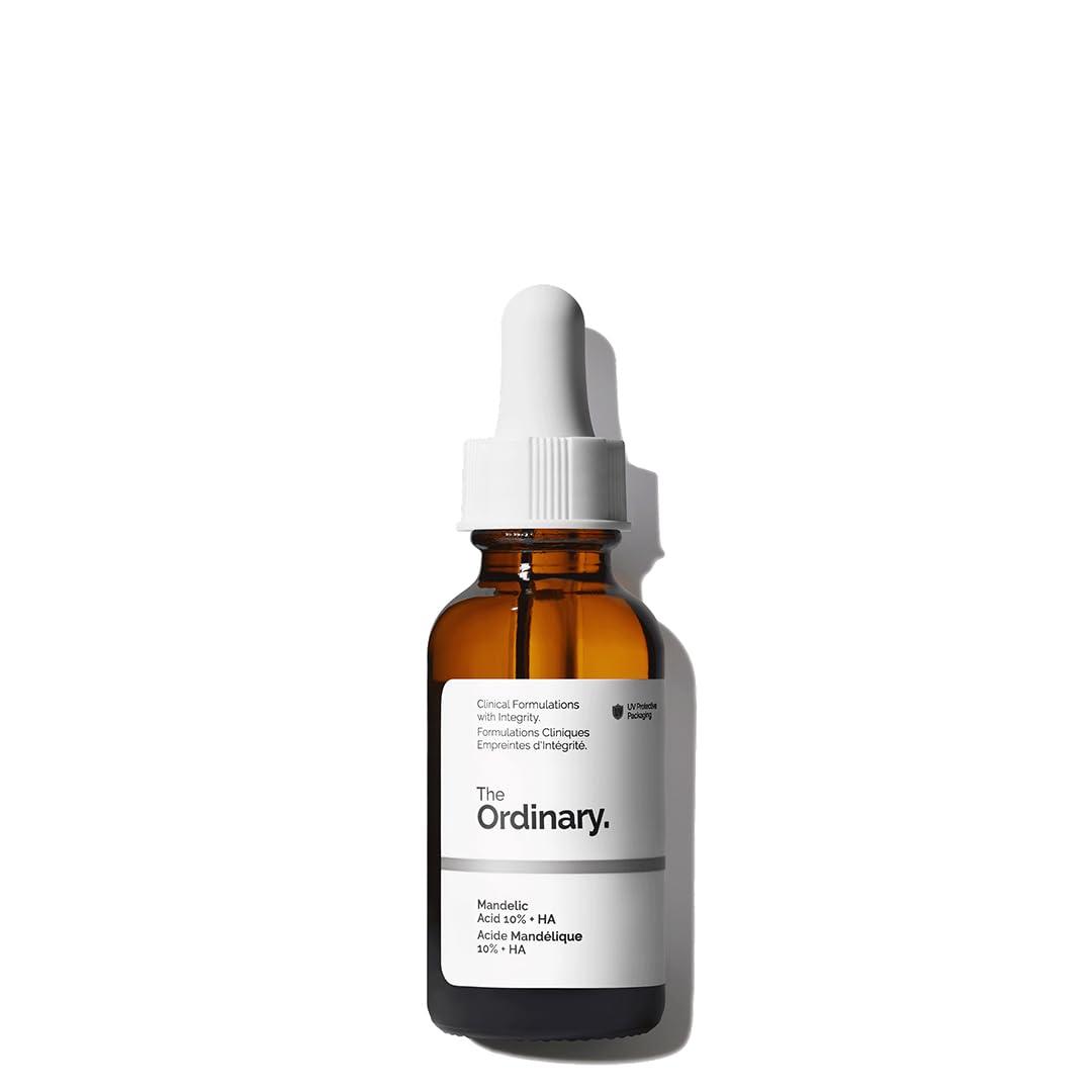 The Ordinary Mandelsäure 10% + HA, Sanftes Peeling-Serum für klare Haut