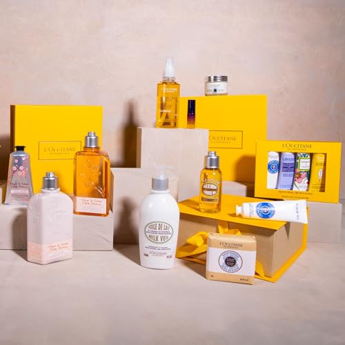 L'OCCITANE Immortelle and Shea Skincare Set | Anti-ageing Face Serum & Hydration 4