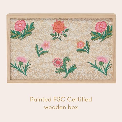 William Morris At Home Strawberry Thief Gardening Gloves & Hand Recovery Cream Set 4