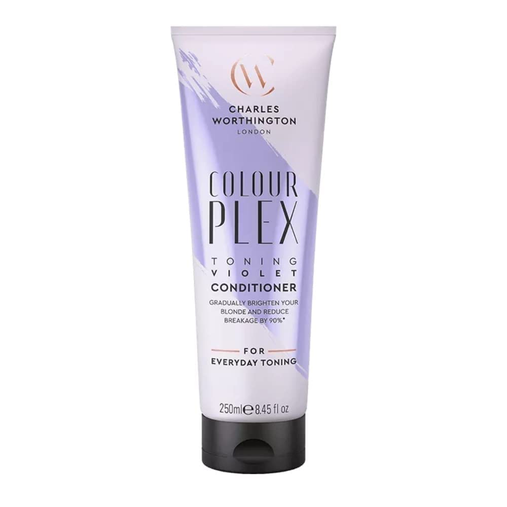 Charles Worthington ColourPlex Toning Violet Conditioner for Brighter Blonde Hair