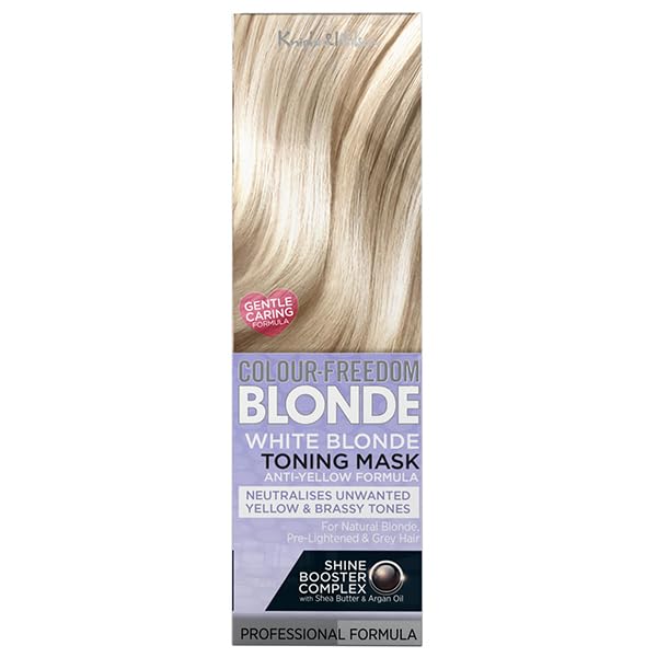 Knight &amp; Wilson Colour-Freedom Blonde Anti-Gelbstich-Tonermaske, semi-permanente Pflegekur, neutralisiert Gelb- und Messingtöne bei natürlich hellem, blondiertem, grauem und coloriertem Haar, 150 ml