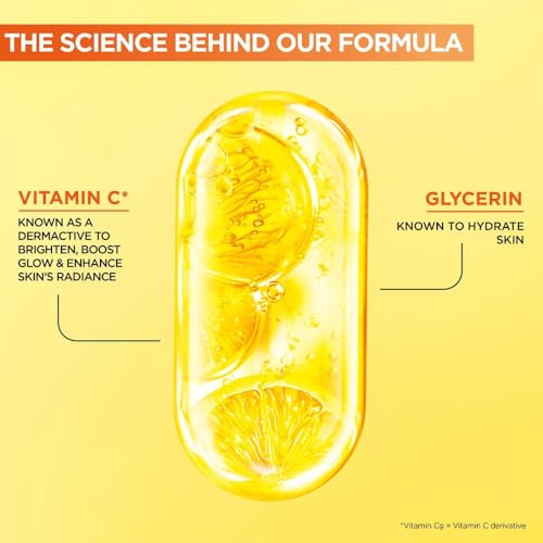 Garnier Vitamin C Brightening Cream Cleanser for Makeup Removal and Impurities 5