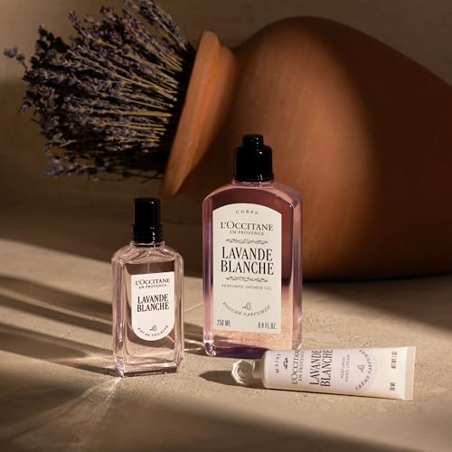 L'OCCITANE Lavande Blanche (White Lavender) Hand Cream 30ml - Soothing & Hydrating 3