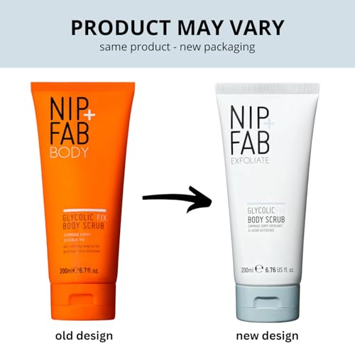 Nip + Fab Glycolic Fix Body Scrub with 3% Glycolic Acid for Exfoliation