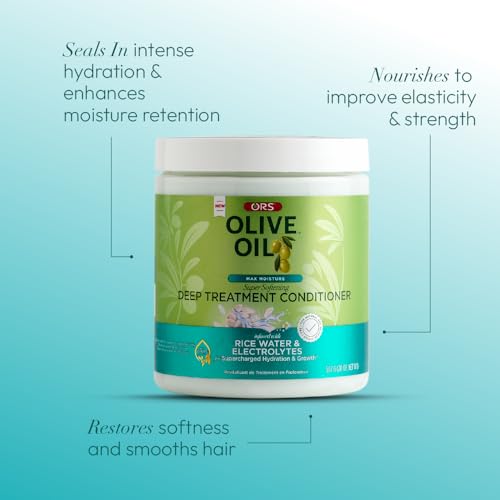 ORS Olive Oil Max Moisture Super Softening Deep Treatment Conditioner 4