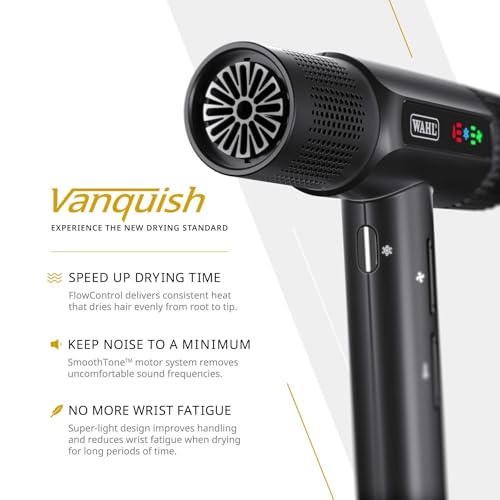 Wahl Vanquish Digital Motor Hair Dryer with LED Display and Memory Function 3