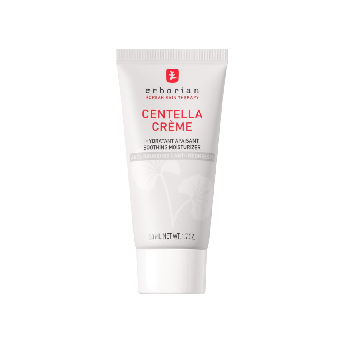 Erborian Centella Cream with Hyaluronic Acid - Anti-Redness Day Cream, Hydrating & Soothing, 50 ml