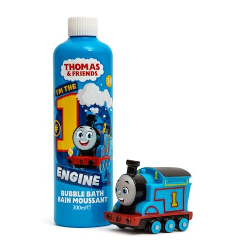 THOMAS & FRIENDS Children's Bubble Bath Gel with Toy Topper, 300ml