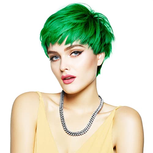 Knight &amp; Wilson Colour-Freedom Green Emerald Semi-Permanente Haarfarbe, ultra-lebendige vegane Farbmaske mit Glanzverstärker-Komplex, ammoniakfrei, hält bis zu 6-10 Haarwäschen, 150 ml, Verpackung kann variieren 4