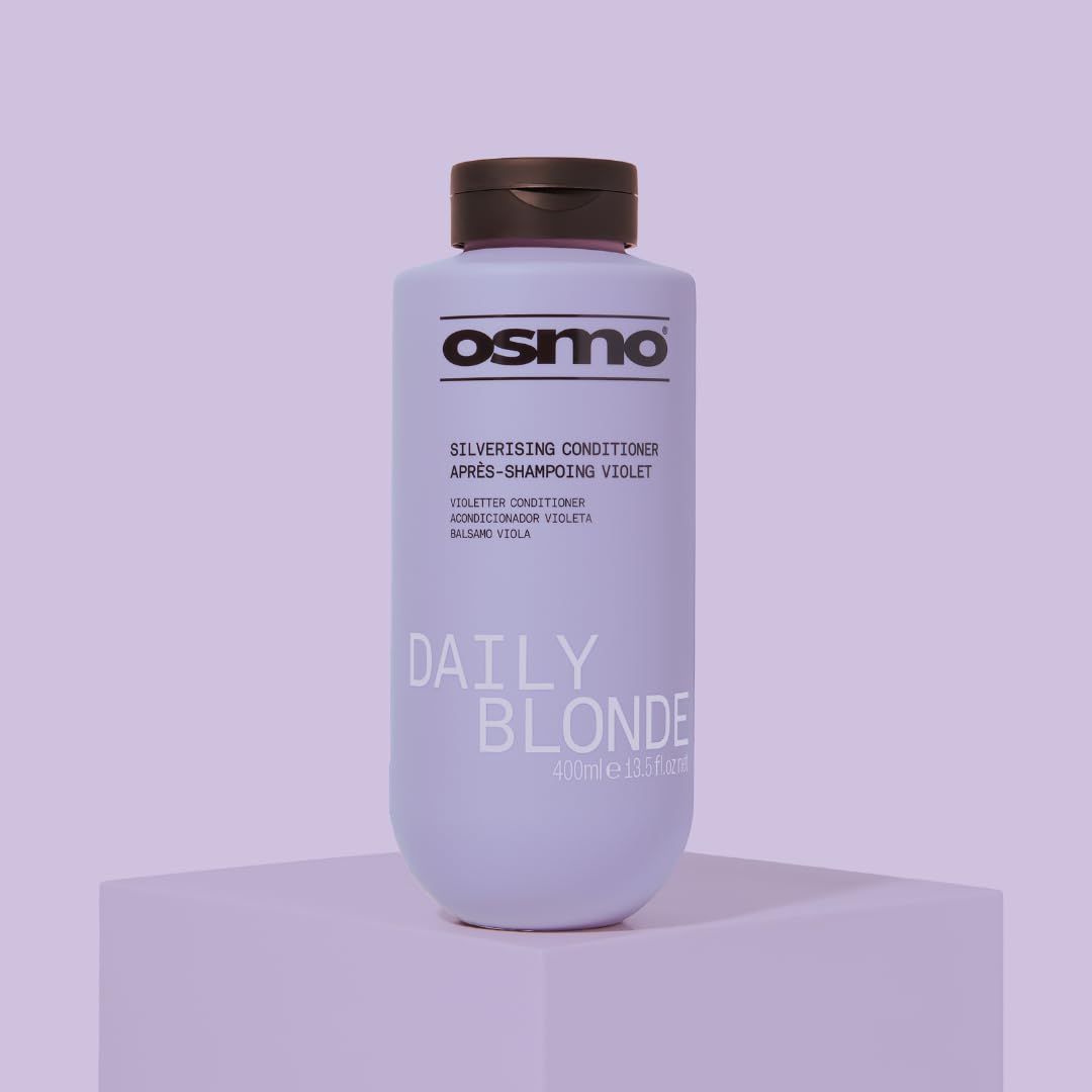 OSMO Daily Blonde Silverising Purple Conditioner for Grey, Bleached & Superlightened Hair 5