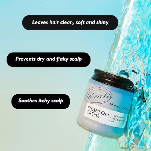 UpCircle Shampoo Crème with Rosemary Oil & Pink Berry for All Hair Types