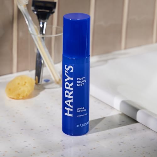 Harry's Alcohol-Free Post Shave Mist with Aloe, Eucalyptus, Mint, and Tea Tree