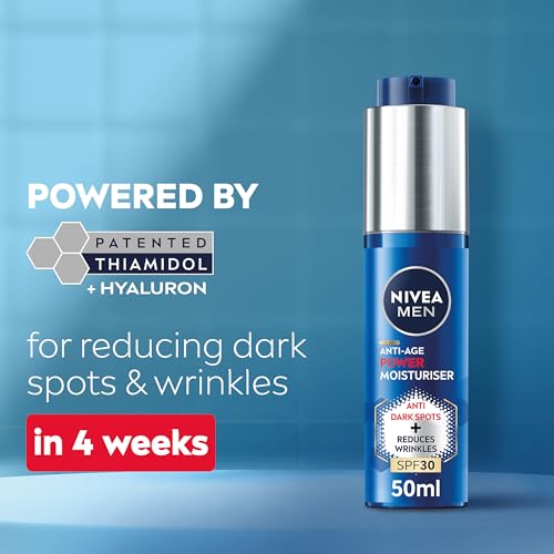 NIVEA MEN Anti-Age 2in1 Power Moisturiser SPF 30 with Thiamidol (50ml) 10