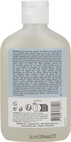 ABENA Nourishing Liquid Hand Soap with Glycerin | 120 ml | Fragrance-Free for Sensitive Skin