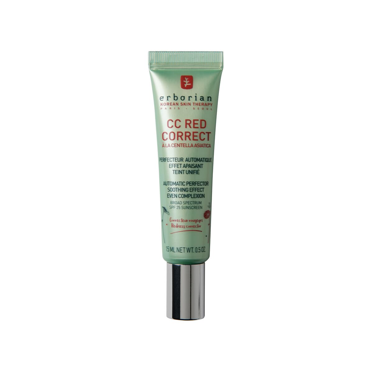Erborian CC Red Correct with Centella Asiatica - Colour Correcting and Redness Minimizing Cream
