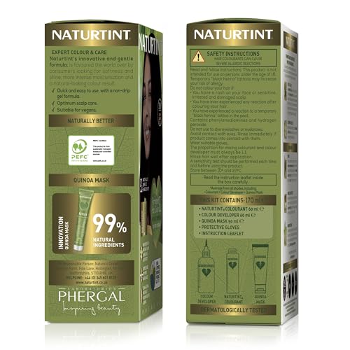 Naturtint Permanent Hair Colour Gel 5A Light Ash Chestnut, Plant Enriched