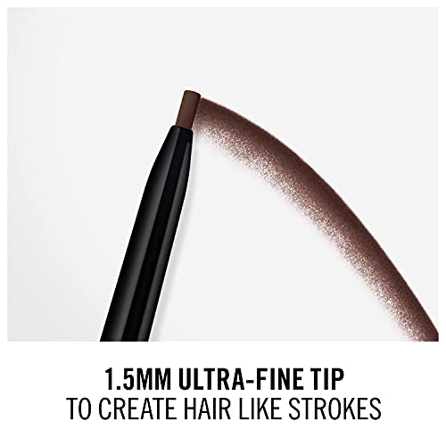 Rimmel Brow Pro Micro Ultra-Fine Precision Pencil - Dark Brown 003 for Defining & Filling 11