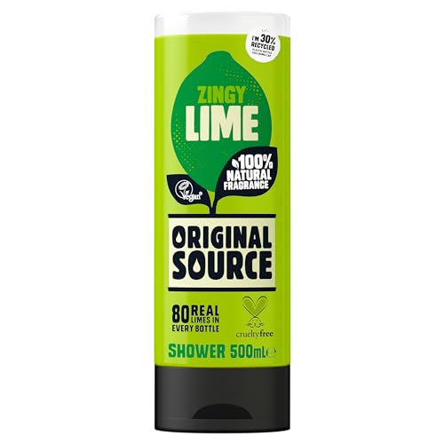 Original Source Zingy Lime Vegan Shower Gel, 500 ml - UK's No.1 Vegan Formula
