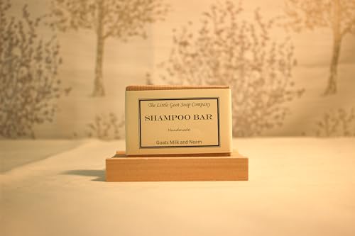 The Little Goat Soap Company Shampoo Bar with Goats Milk and Neem Oil for Eczema Relief