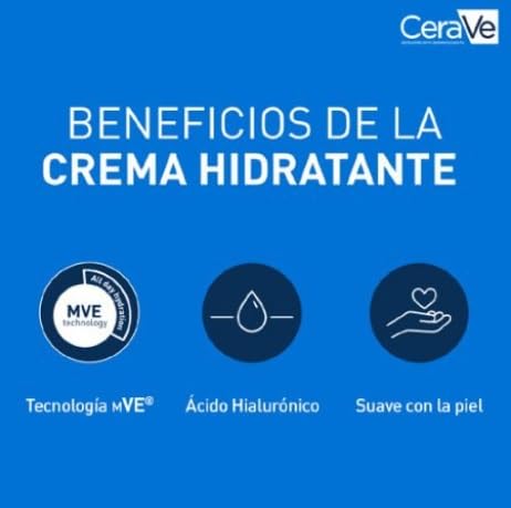 CeraVe Moisturising Face and Body Cream with Hyaluronic Acid and 3 Essential Ceramides 6