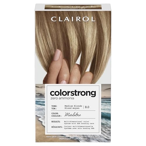 Clairol Colour Strong Permanente Haarfarbe – 8.0 Mittelblond