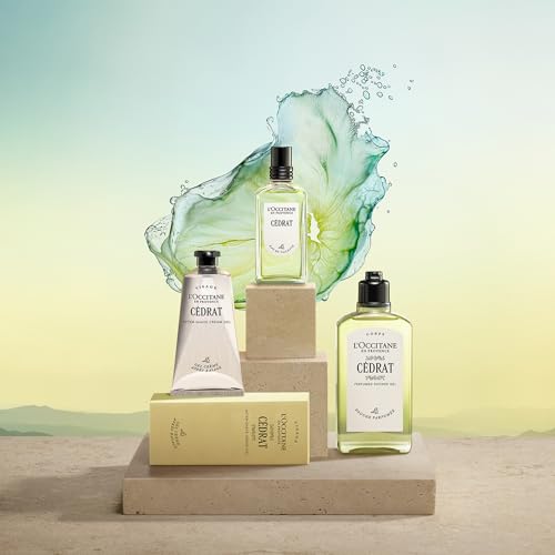 L'OCCITANE Cédrat Energising Shower Gel, 250ml Body Wash with Citrus & Cedarwood 3