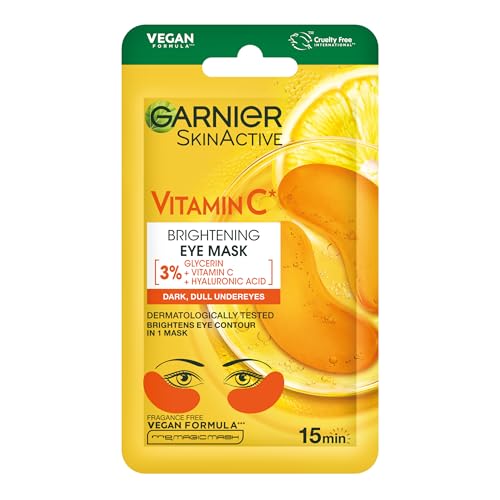 Garnier 12-Piece Sheet Mask Gift Set: Hydrating Face & Eye Masks with Hyaluronic Acid 15