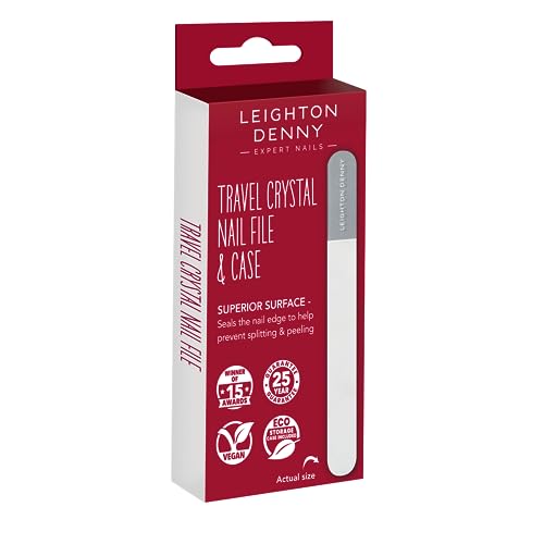 LEIGHTON DENNY Award-Winning Mini Crystal Nail File (90mm) with Eco Case 3